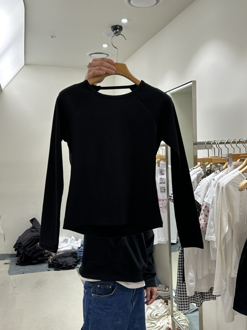 REPELLER韓國直郵東大門代購女裝新品真品職業時尚推薦長袖T恤REPELLER長袖T恤圖色2