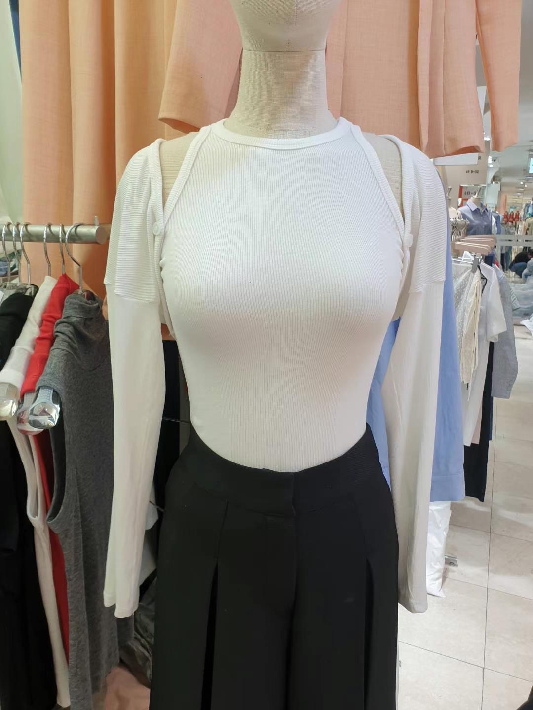 S.W SHOP-에스 더블유샵-T直郵韓國代購女裝新款職業針織衫開襟衫S.W SHOP針織衫圖色2