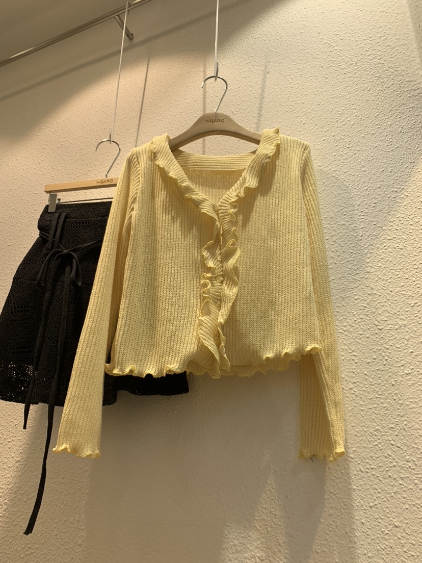 THE GARO韓國直郵女裝新品推薦職業24春夏時尚真品針織衫HYPEARL針織衫圖色2