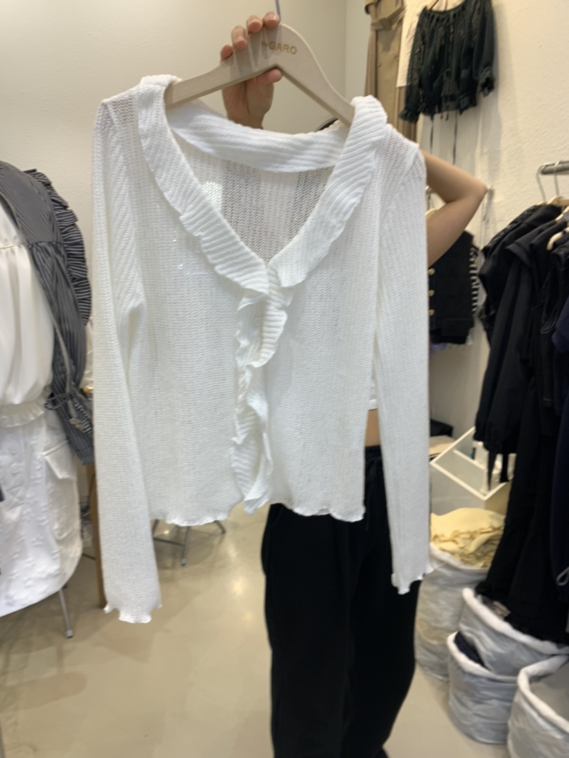 THE GARO韓國直郵女裝新品推薦職業24春夏時尚真品針織衫HYPEARL針織衫圖色3