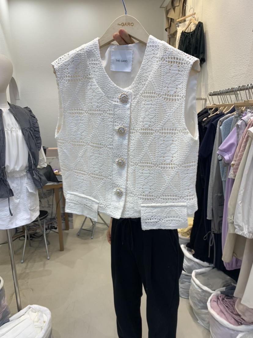 THE GARO直郵韓國代購女裝新品職業24春夏真品熱賣時尚馬甲HYPEARL馬甲