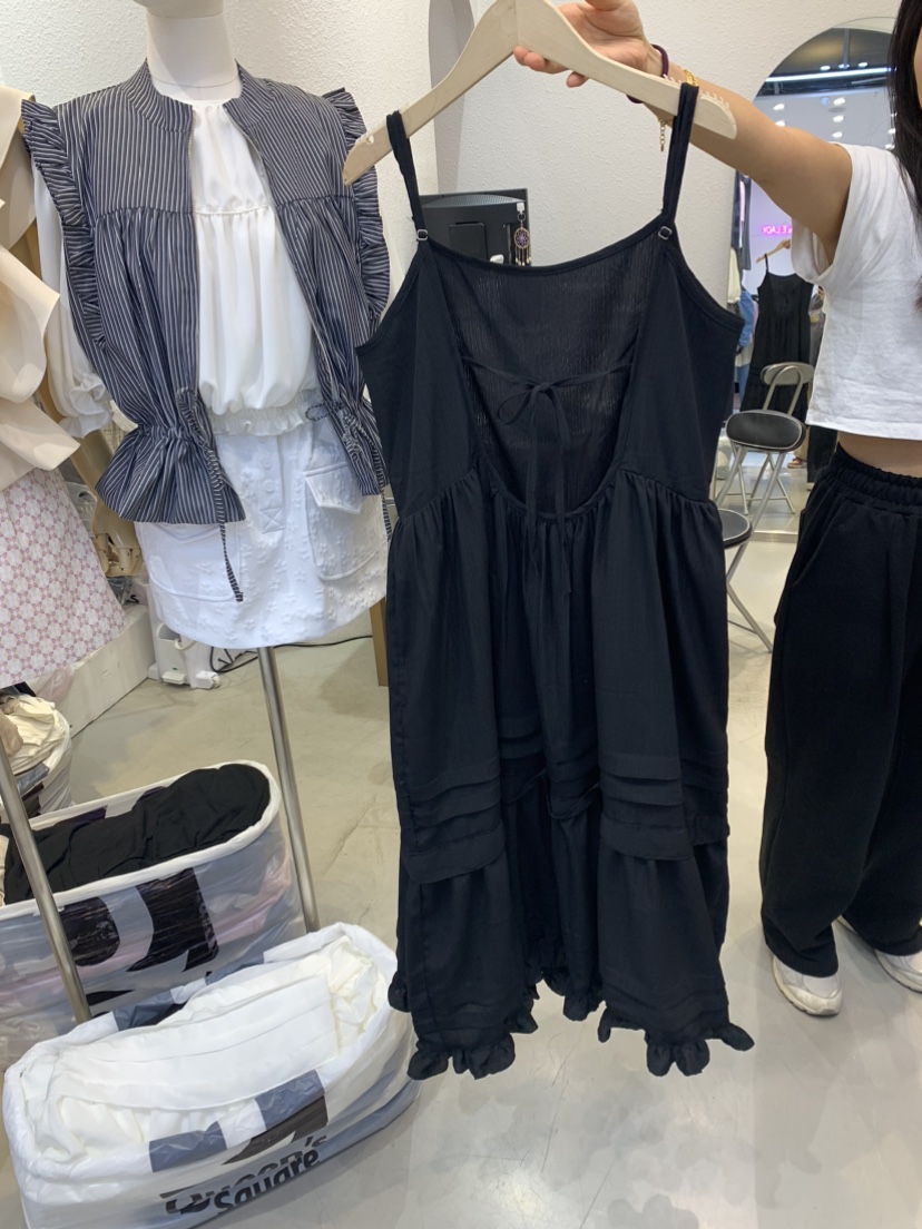 THE GARO韓國直郵女裝新款時尚24春夏熱賣休閑真品連衣裙HYPEARL連衣裙