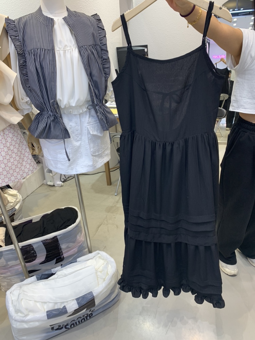 THE GARO韓國直郵女裝新款時尚24春夏熱賣休閑真品連衣裙HYPEARL連衣裙圖色2