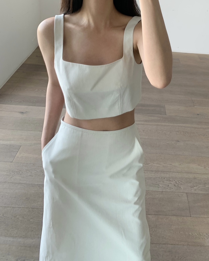 UTRE直郵韓國代購女裝新款真品24春夏人氣推薦職業吊帶背心UTRE吊帶/背心