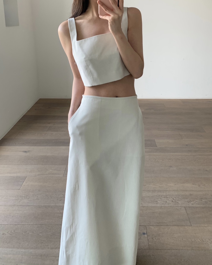 UTRE直郵韓國代購女裝新款真品24春夏人氣推薦職業吊帶背心UTRE吊帶/背心