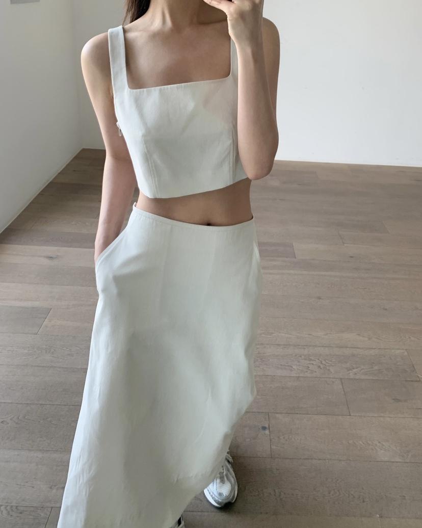 UTRE直郵韓國代購女裝新款真品24春夏人氣推薦職業吊帶背心UTRE吊帶/背心