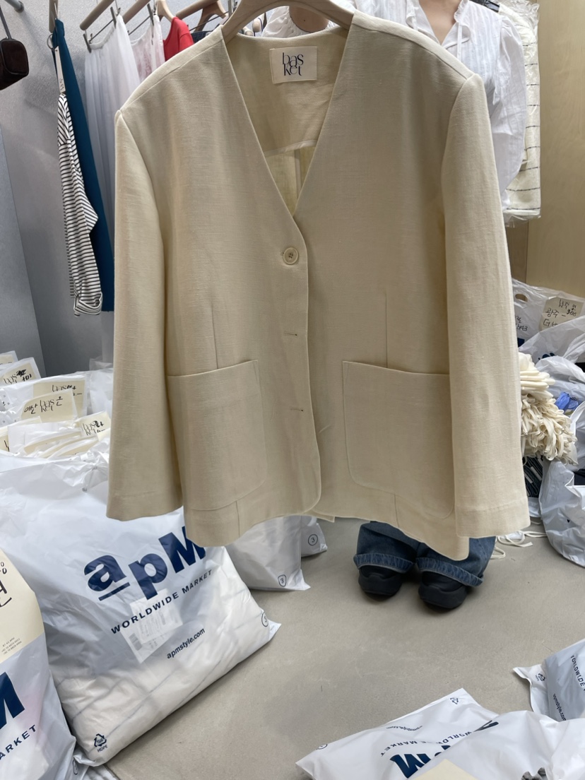 BASKET直郵韓國代購女士新品推薦時尚熱賣真品人氣24春夏夾克BASKET夾克圖色1