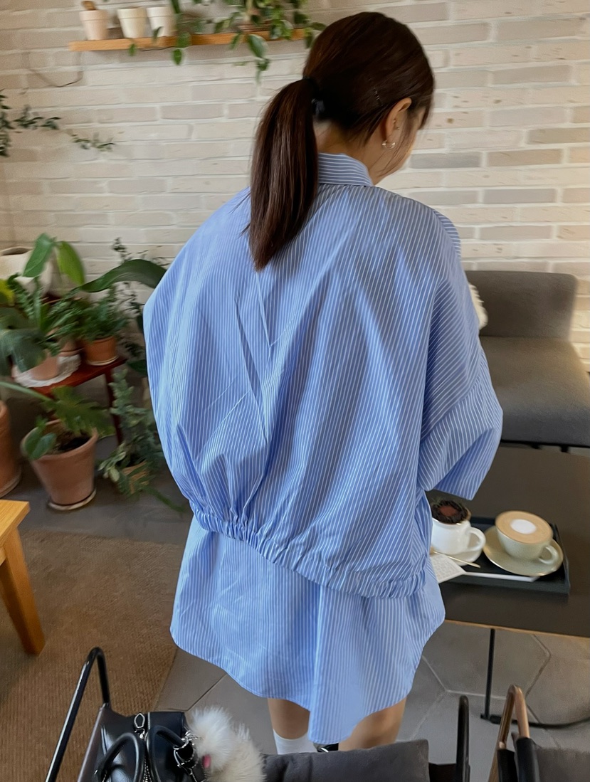 BYRING韓國直郵東大門實拍女裝新品推薦真品襯衫蕾絲衫雙層BYRING襯衫/蕾絲衫