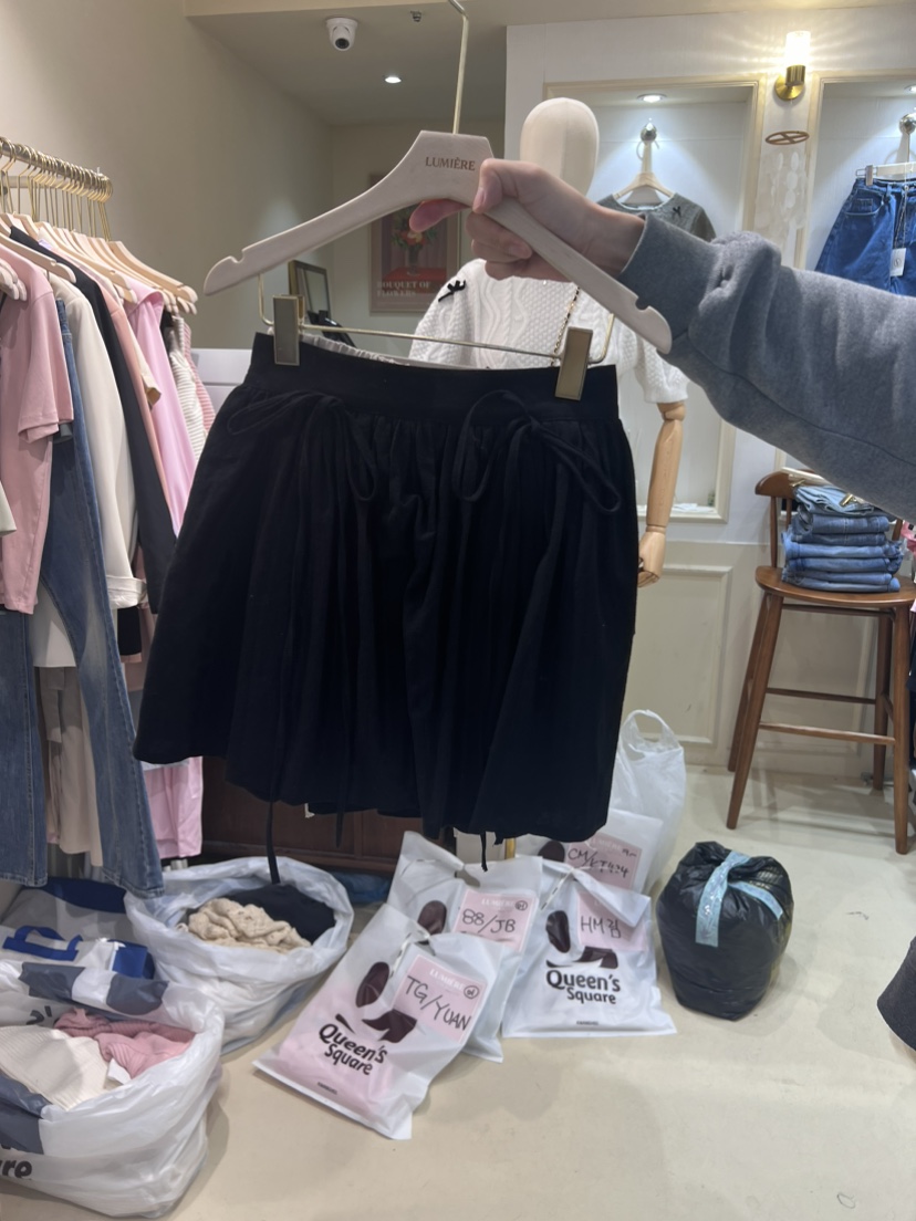 LUMIERE韓國直郵東大門實拍女裝新品熱賣時尚休閑人氣推薦短裙LUMIERE短裙圖色2