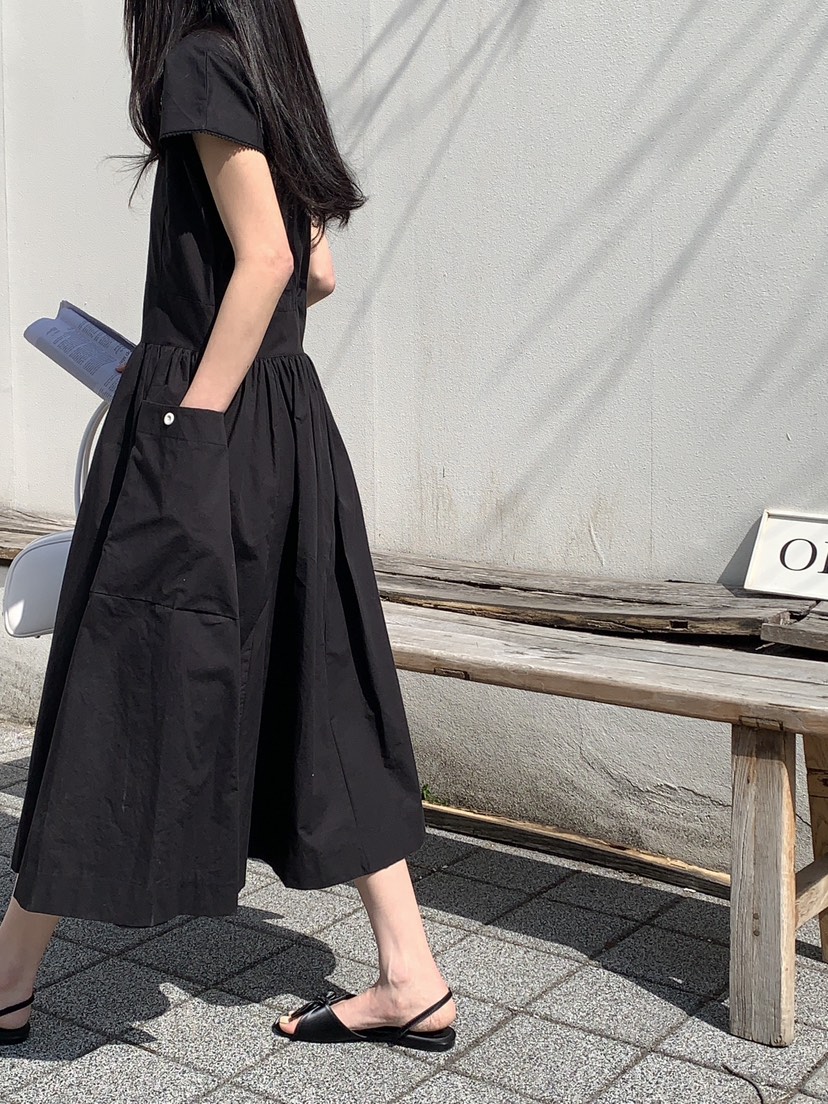 MOVENNE直郵韓國代購女裝新款真品熱賣休閑24春夏時尚連衣裙MOVENNE連衣裙