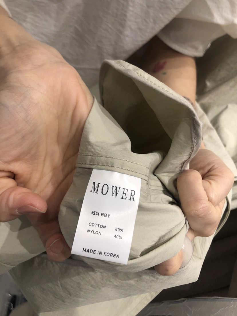 MOWER直郵韓國代購女裝新款熱賣休閑24春夏職業推薦長款風衣MOWER長款風衣