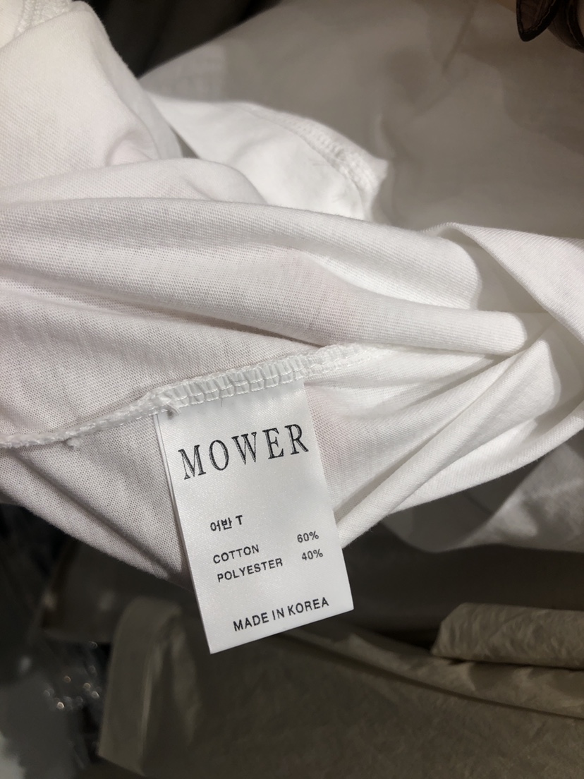MOWER直郵韓國代購女裝新款職業24春夏推薦時尚人氣長袖T恤MOWER長袖T恤