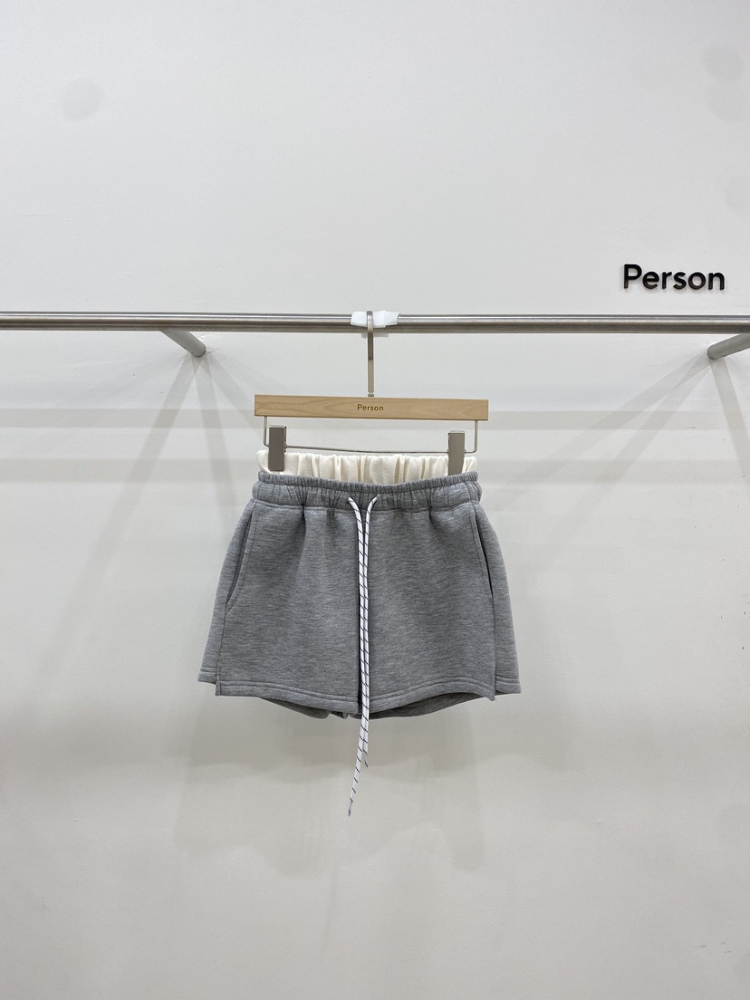 Person韓國直郵東大門實拍女裝新品職業時尚休閑真品24春夏短褲PERSON短褲圖色3