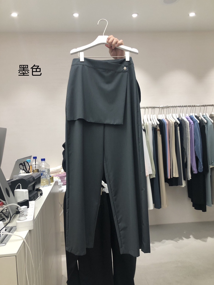 VERY WELL直郵韓國代購女裝新品職業24春夏時尚休閑裙褲my juni裙褲圖色2