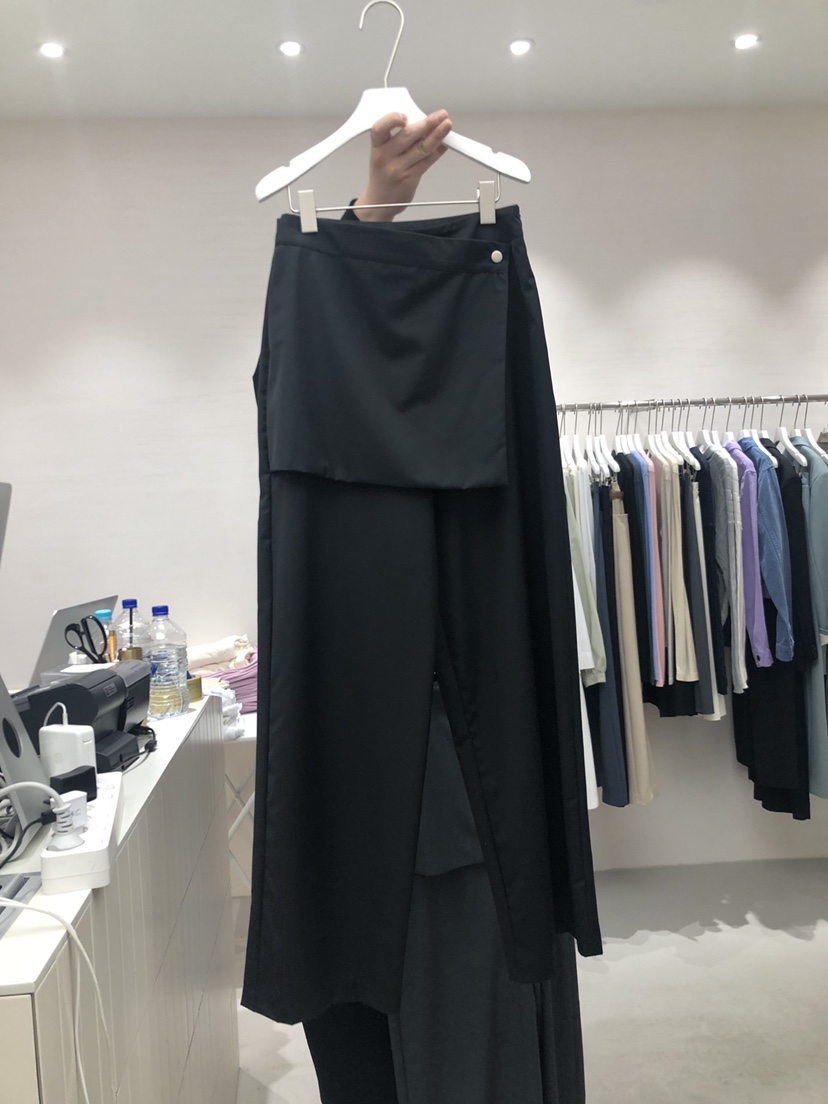 VERY WELL直郵韓國代購女裝新品職業24春夏時尚休閑裙褲my juni裙褲圖色3