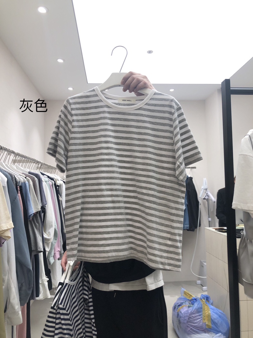 VERY WELL韓國直郵東大門代購女裝新款時尚休閑推薦職業T恤my juniT恤圖色2