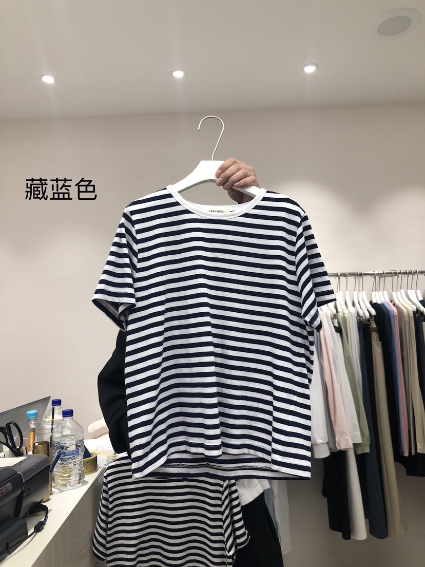 VERY WELL韓國直郵東大門代購女裝新款時尚休閑推薦職業T恤my juniT恤圖色3
