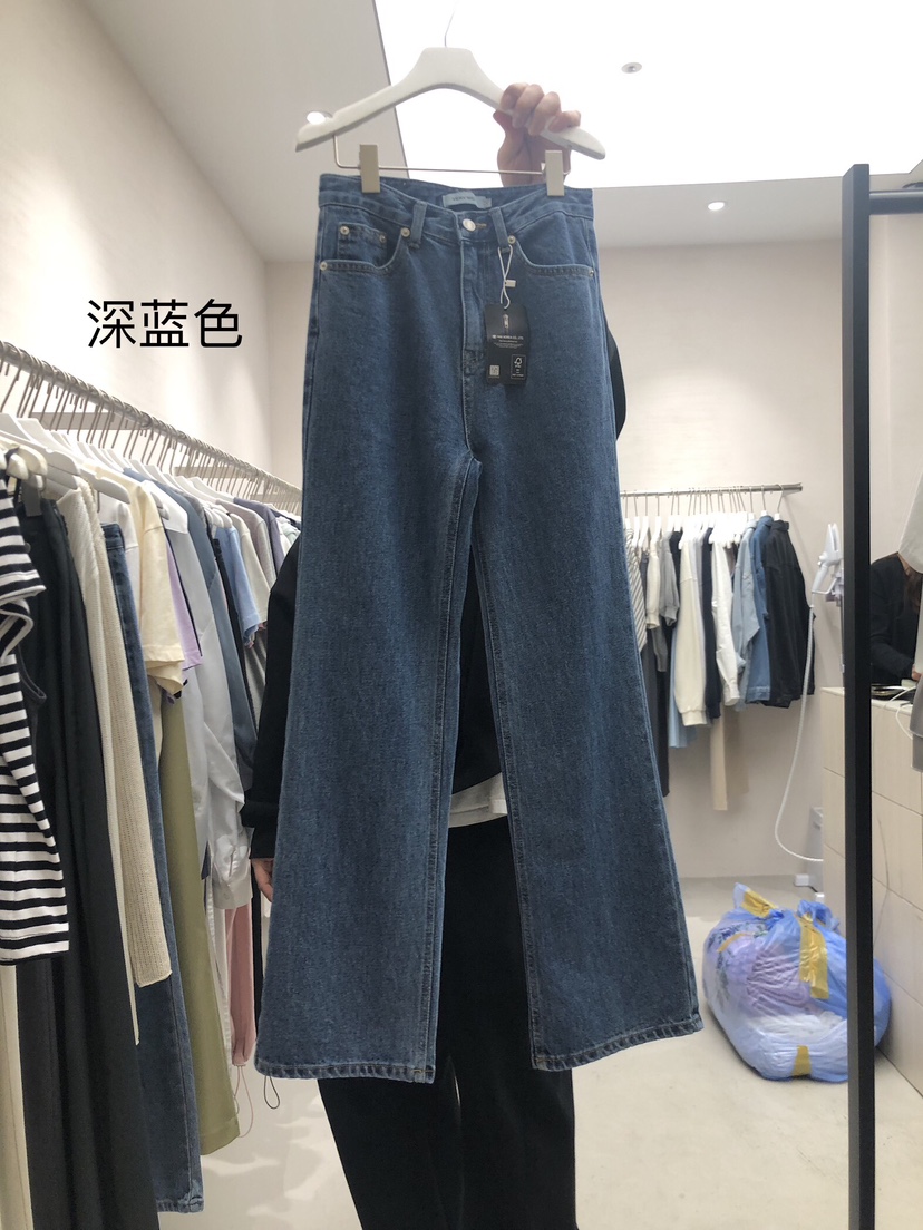 VERY WELL韓國直郵東大門代購女裝新品休閑人氣真品牛仔褲my juni牛仔褲圖色3
