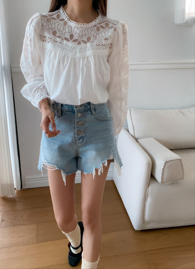 CLASSY-O韓國直郵東大門實拍女士新品職業真品休閑襯衫蕾絲衫CLASSY-O襯衫/蕾絲衫