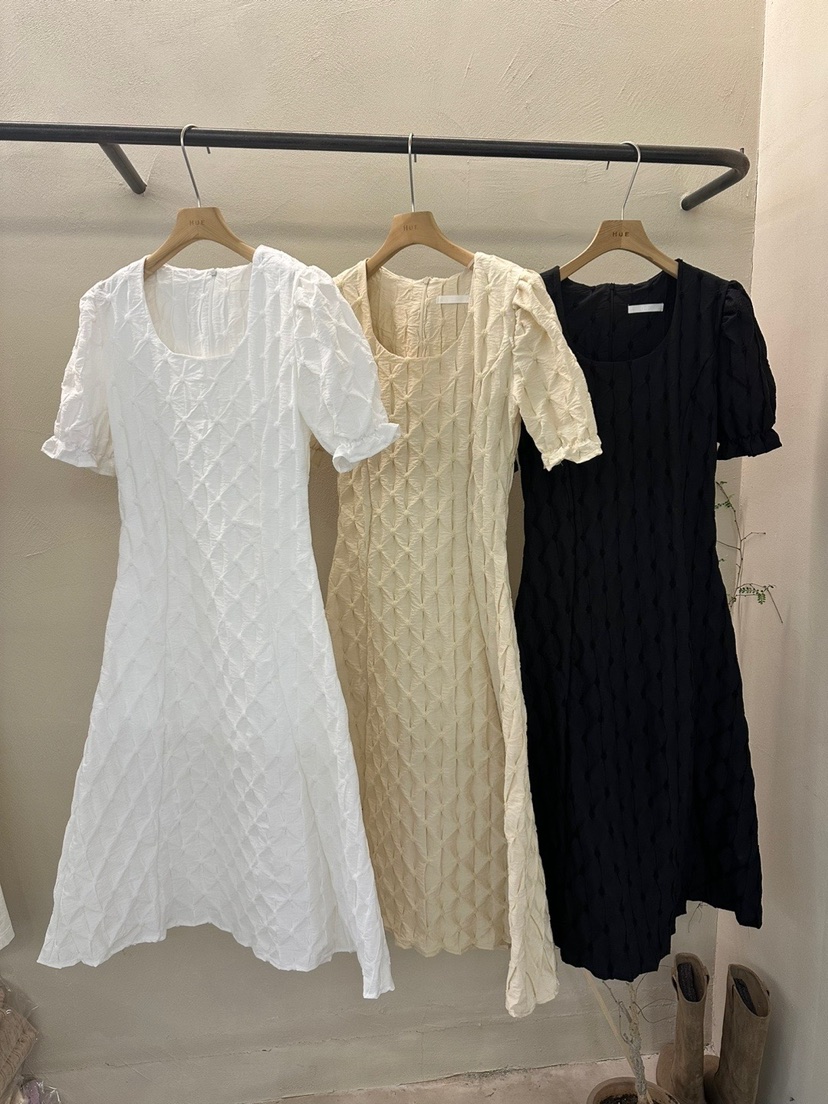 HUE韓國直郵東大門實拍女裝新品熱賣24春夏職業推薦連衣裙ERIA/HUE連衣裙