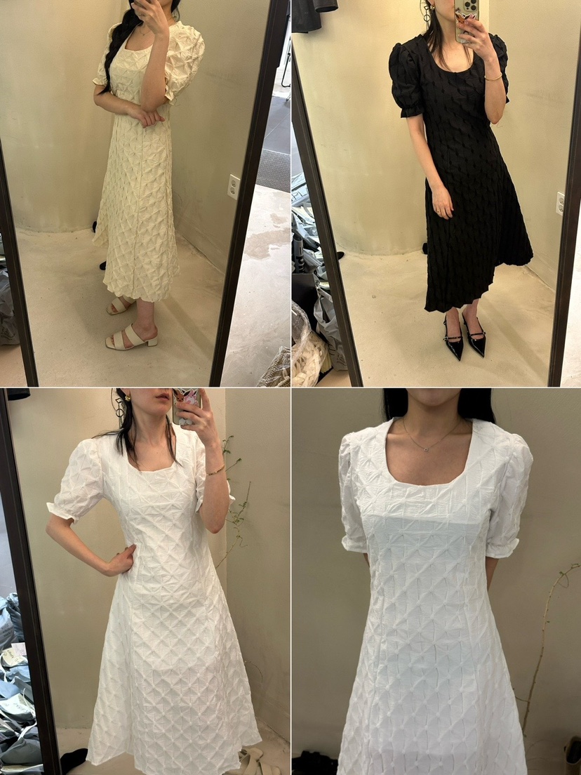 HUE韓國直郵東大門實拍女裝新品熱賣24春夏職業推薦連衣裙ERIA/HUE連衣裙