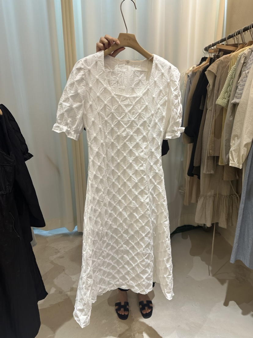 HUE韓國直郵東大門實拍女裝新品熱賣24春夏職業推薦連衣裙ERIA/HUE連衣裙圖色2