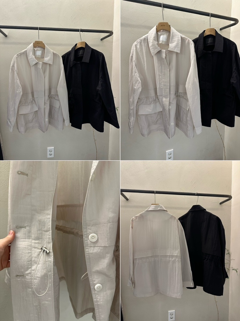 HUE直郵韓國代購女裝新款24春夏時尚真品職業人氣熱賣夾克ERIA/HUE夾克