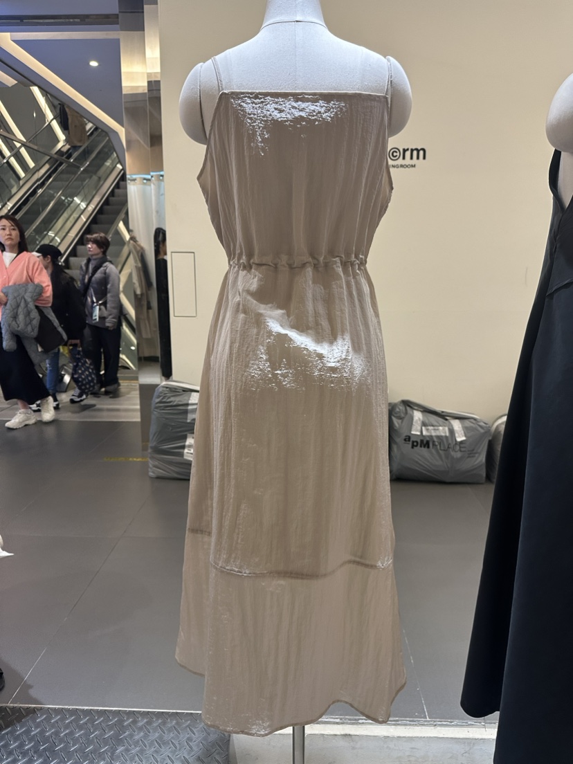 HUE韓國直郵東大門實拍女裝新品24春夏職業休閑連衣裙拉鏈ERIA/HUE連衣裙