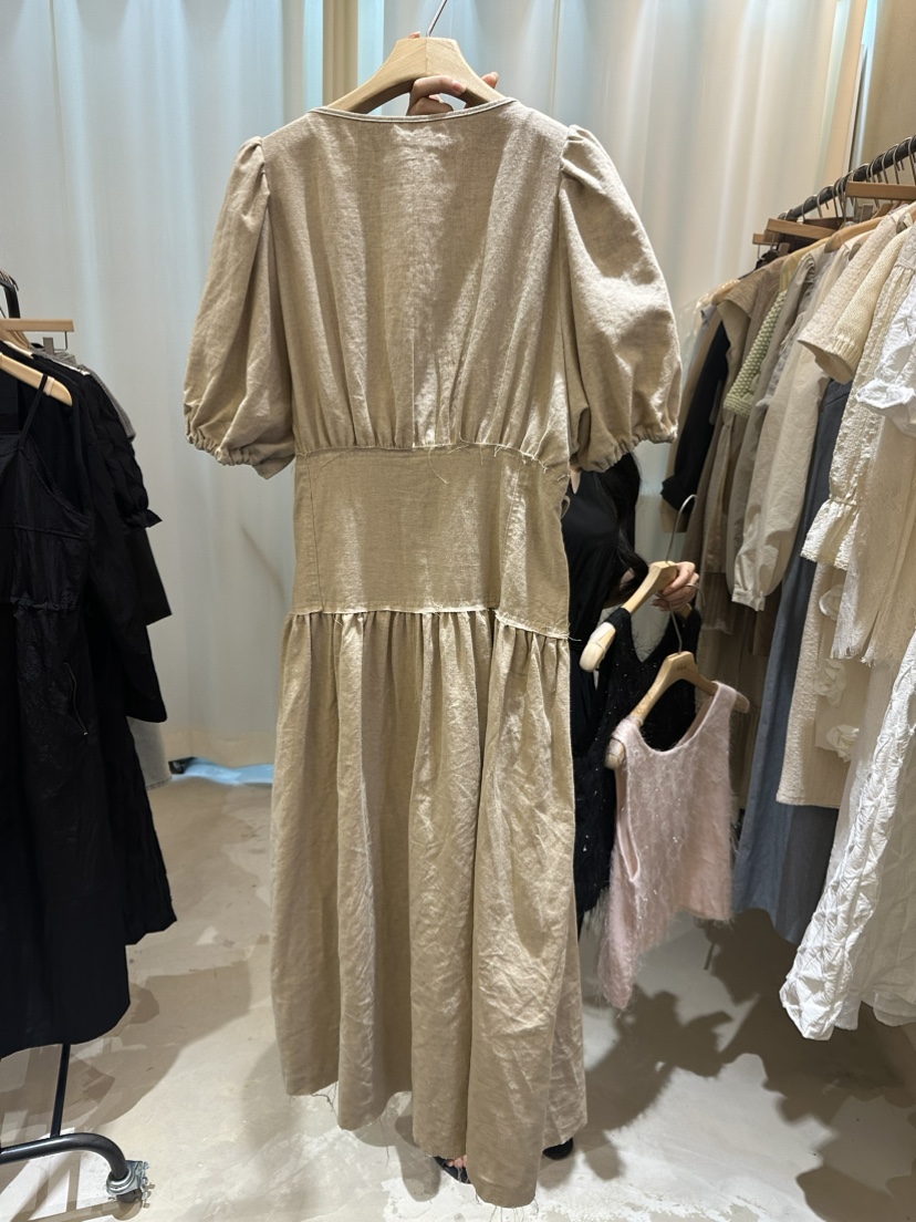 HUE韓國直郵東大門代購女裝新品24春夏人氣時尚職業連衣裙ERIA/HUE連衣裙
