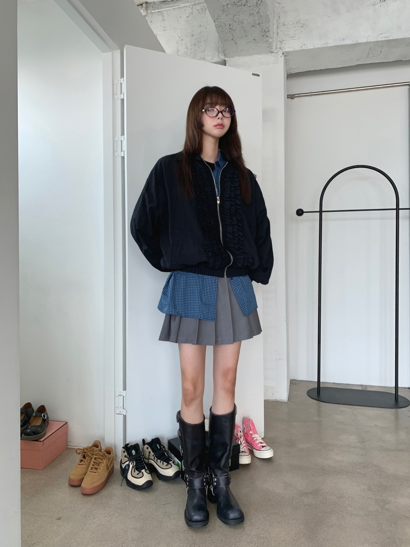 JKICHI韓國直郵東大門實拍女裝新款人氣職業休閑熱賣24春夏夾克EDIT夾克