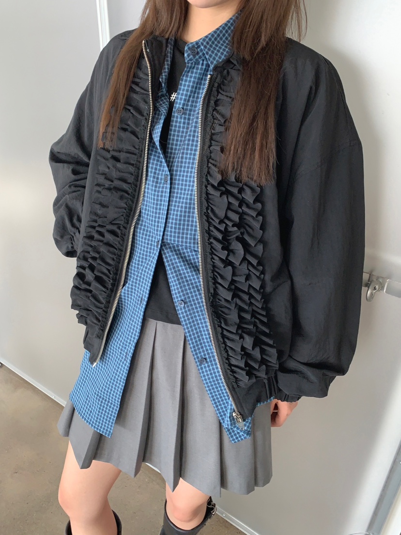 JKICHI韓國直郵東大門實拍女裝新款人氣職業休閑熱賣24春夏夾克EDIT夾克
