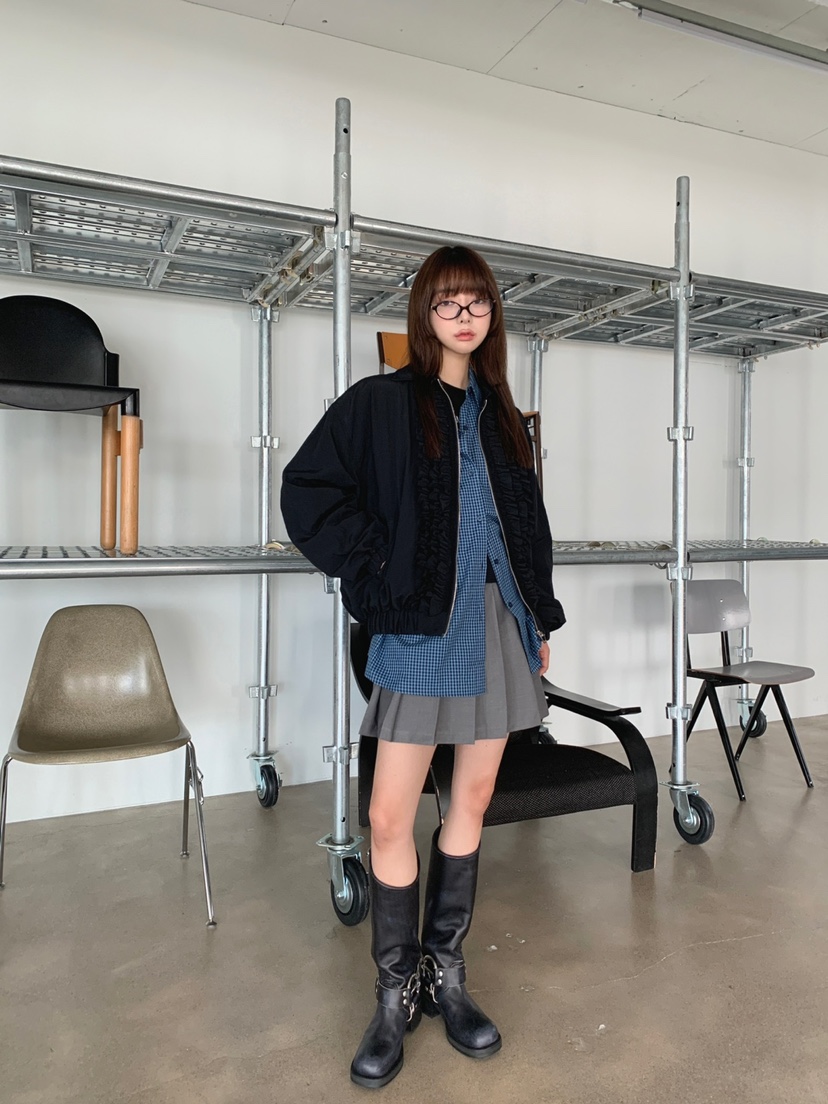 JKICHI韓國直郵東大門實拍女裝新款人氣職業休閑熱賣24春夏夾克EDIT夾克