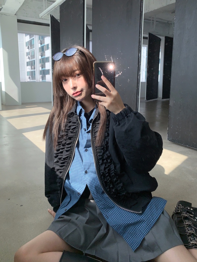 JKICHI韓國直郵東大門實拍女裝新款人氣職業休閑熱賣24春夏夾克EDIT夾克