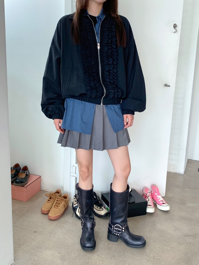 JKICHI韓國直郵東大門實拍女裝新款人氣職業休閑熱賣24春夏夾克EDIT夾克