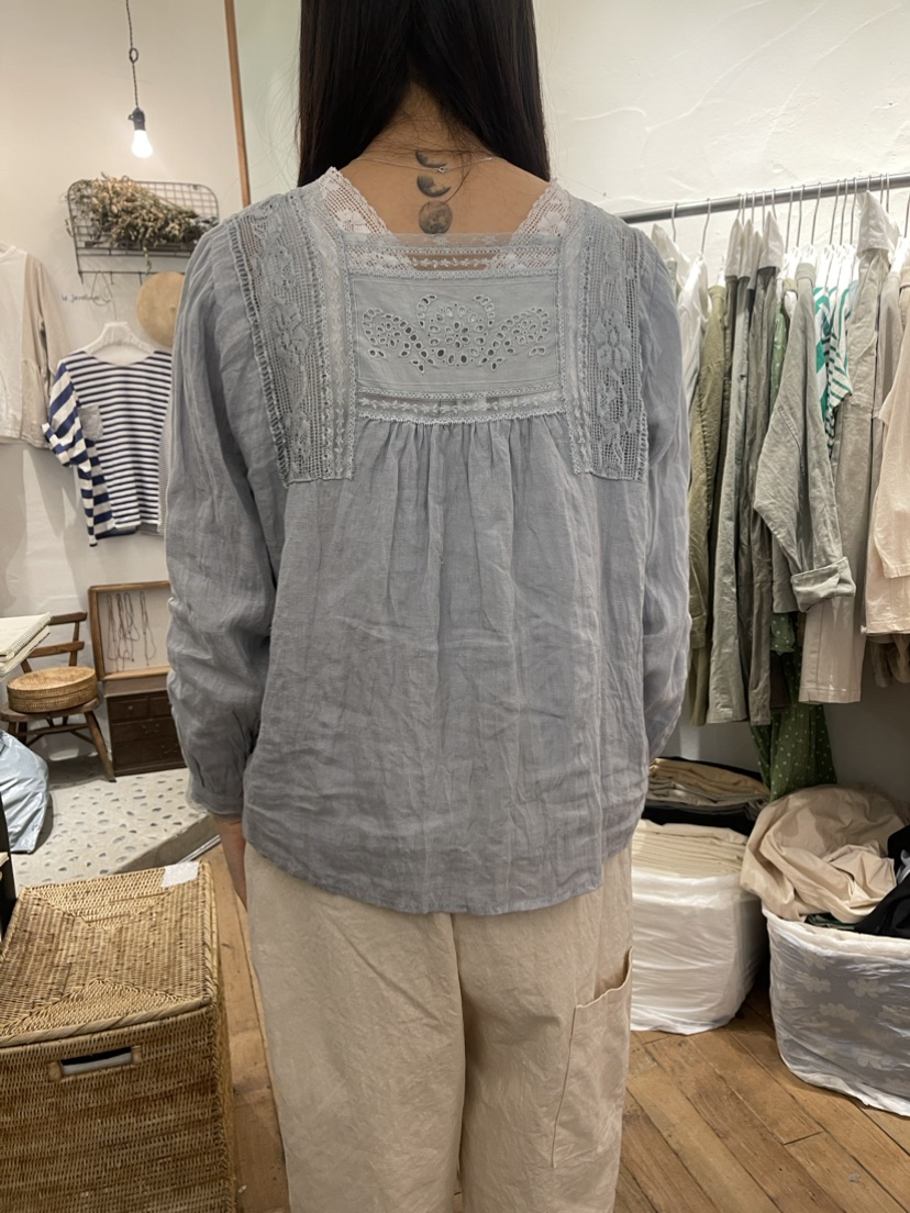 LE JARDINET韓國直郵東大門實拍女裝新品熱賣時尚襯衫蕾絲衫LE JARDINET襯衫/蕾絲衫