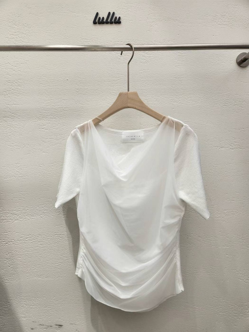 LIVE/LULULALLA韓國直郵東大門代購女裝新品24春夏熱賣T恤LIVE/LULULALLAT恤