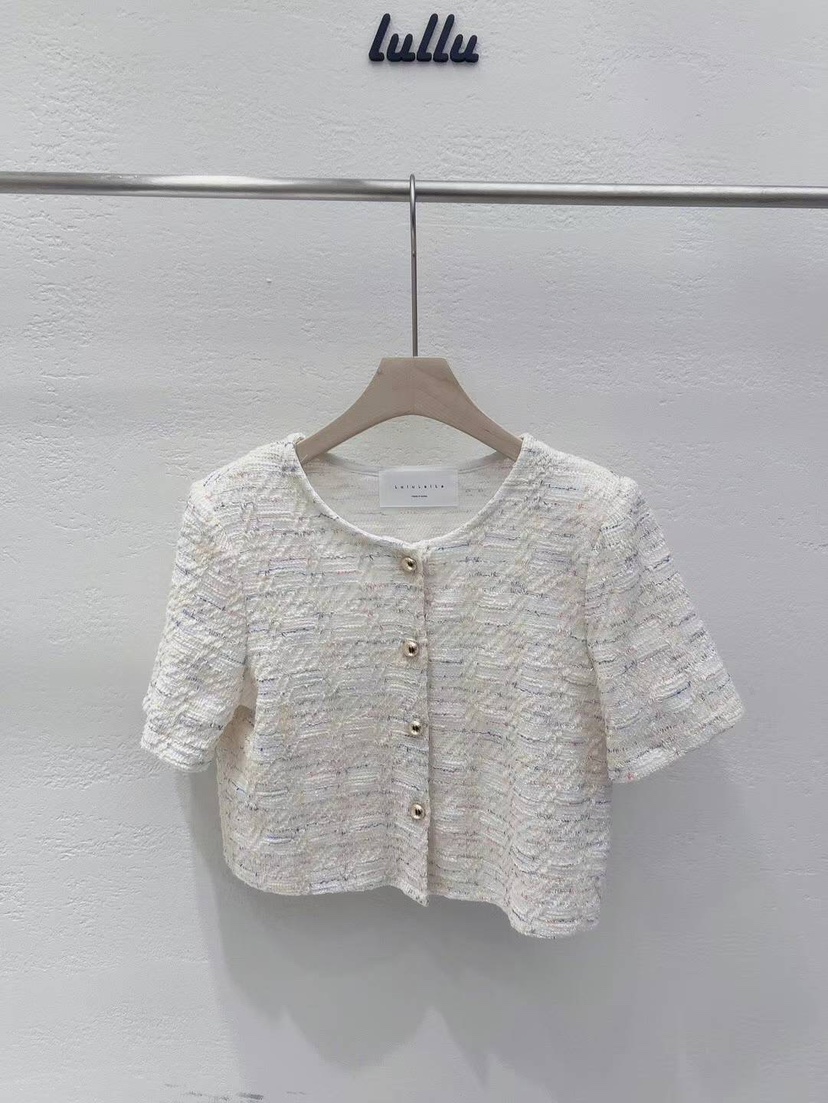 LULULALLA韓國直郵女裝新款人氣24春夏時尚職業休閑真品夾克LULULALLA夾克圖色1