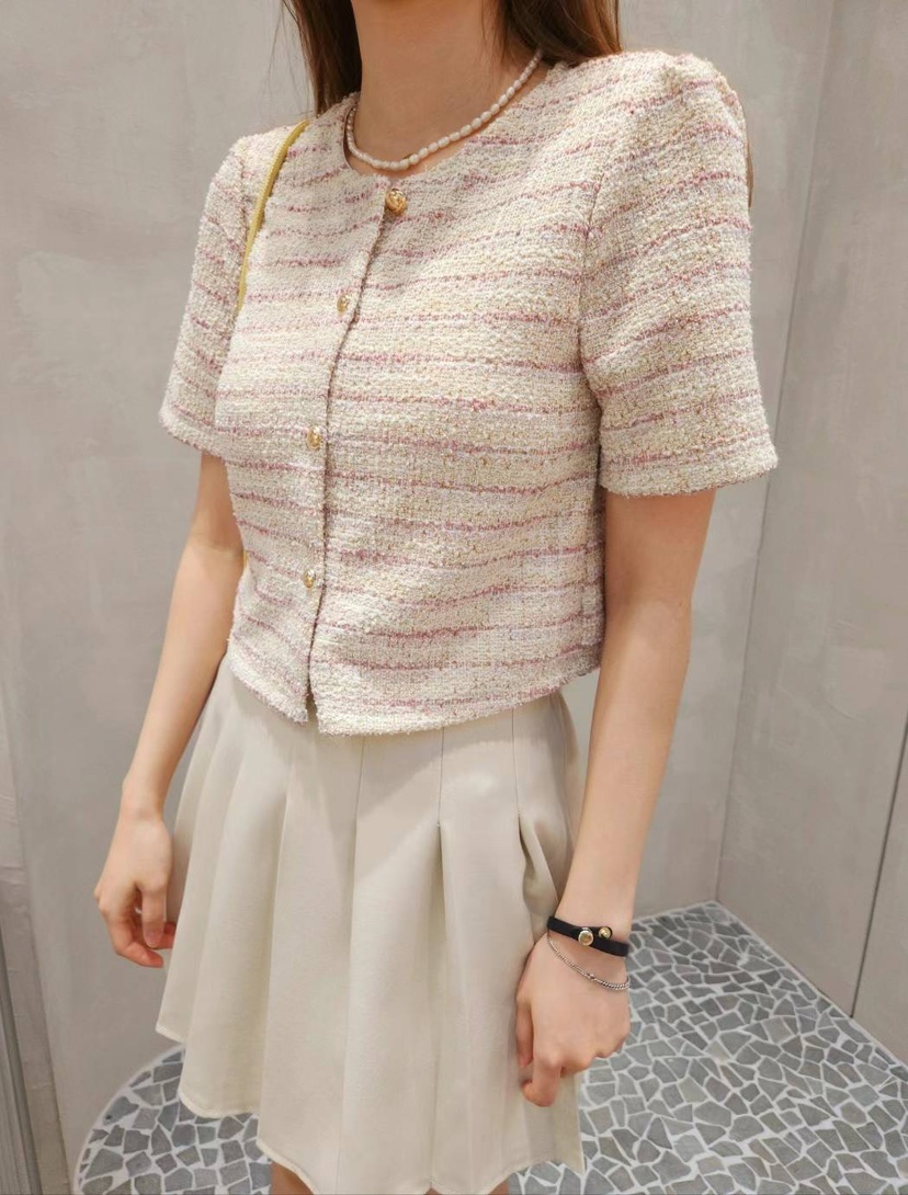 LULULALLA韓國直郵女裝新款人氣24春夏時尚職業休閑真品夾克LULULALLA夾克圖色2