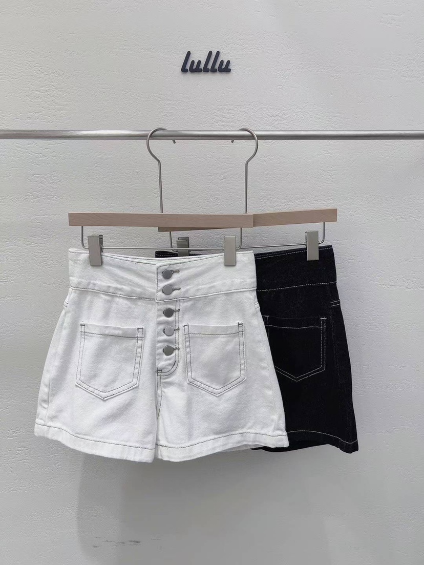 LULULALLA韓國直郵東大門實拍女裝新品人氣休閑時尚職業短褲LULULALLA短褲圖色2