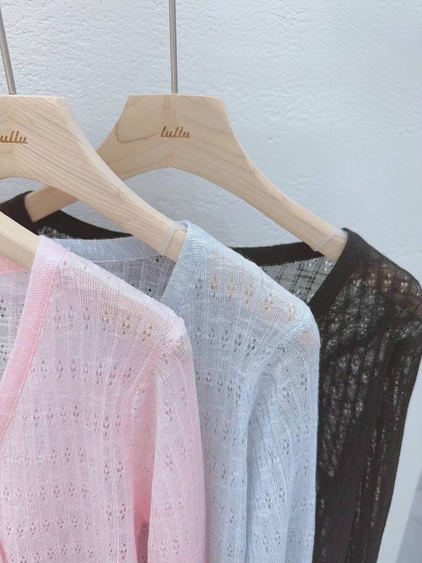 LULULALLA韓國直郵東大門代購女裝新品推薦真品針織衫開襟衫LULULALLA針織衫