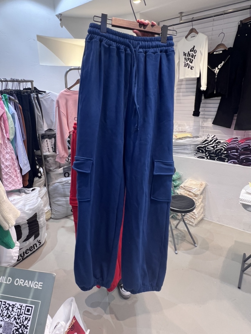 MILD ORANGE韓國直郵女裝新款推薦人氣時尚24春夏休閑褲MILD ORANGE休閑褲圖色1