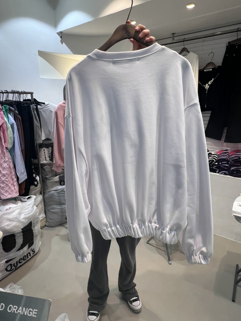 MILD ORANGE直郵韓國代購女裝新款24春夏時尚真品職業衛衣MILD ORANGE衛衣