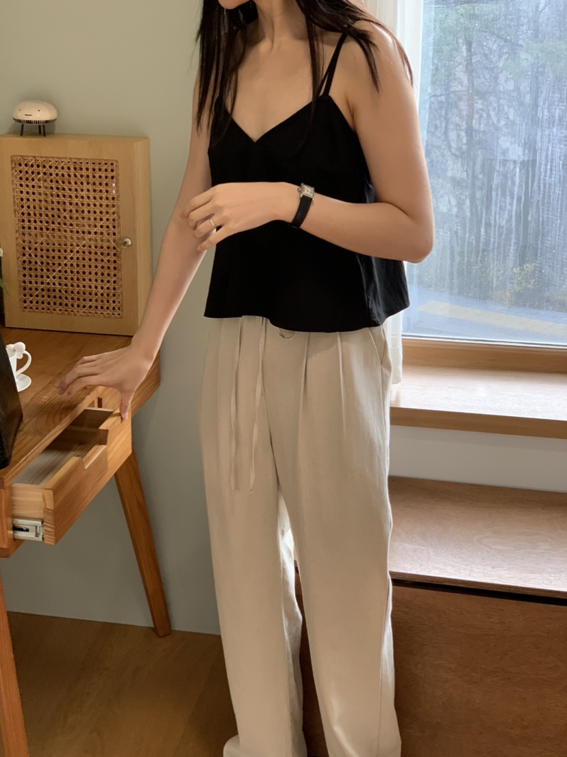 NOUVEAU直郵韓國代購女士新品時尚人氣推薦熱賣休閑吊帶背心NOUVEAU吊帶/背心