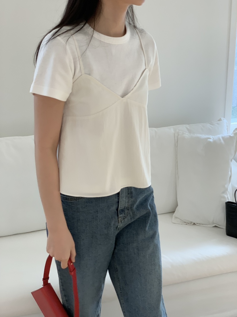 NOUVEAU直郵韓國代購女士新品時尚人氣推薦熱賣休閑吊帶背心NOUVEAU吊帶/背心
