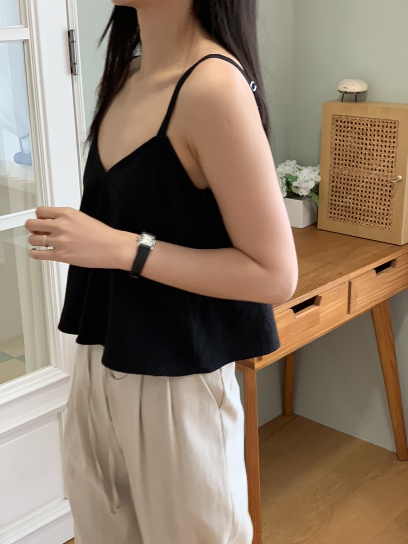 NOUVEAU直郵韓國代購女士新品時尚人氣推薦熱賣休閑吊帶背心NOUVEAU吊帶/背心
