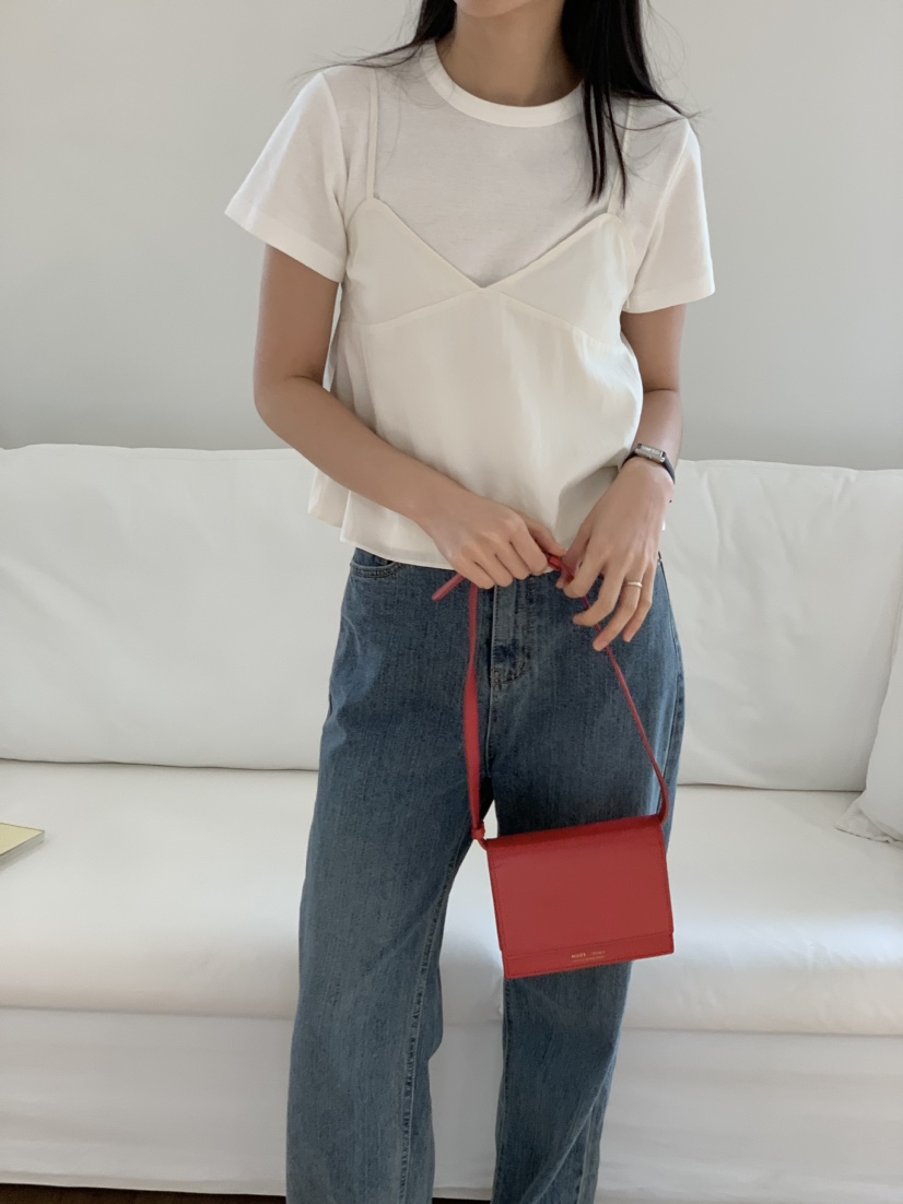NOUVEAU直郵韓國代購女士新品時尚人氣推薦熱賣休閑吊帶背心NOUVEAU吊帶/背心圖色2