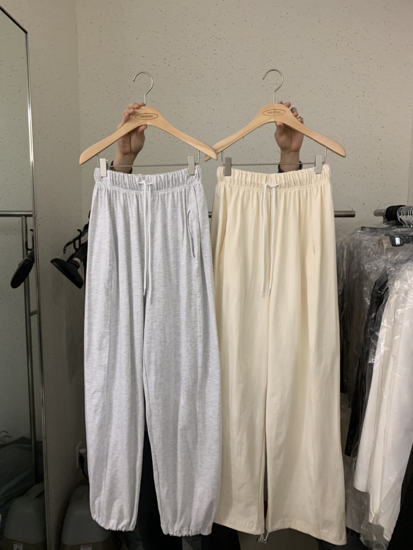 NOUVEAU韓國直郵女士新款熱賣推薦24春夏職業人氣休閑休閑褲NOUVEAU休閑褲