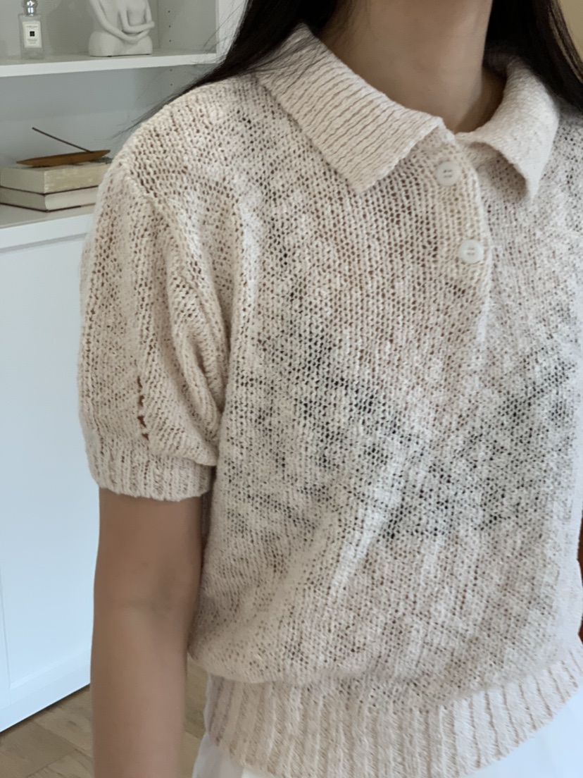 NOUVEAU韓國直郵東大門代購女裝新款休閑推薦職業真品針織衫NOUVEAU針織衫