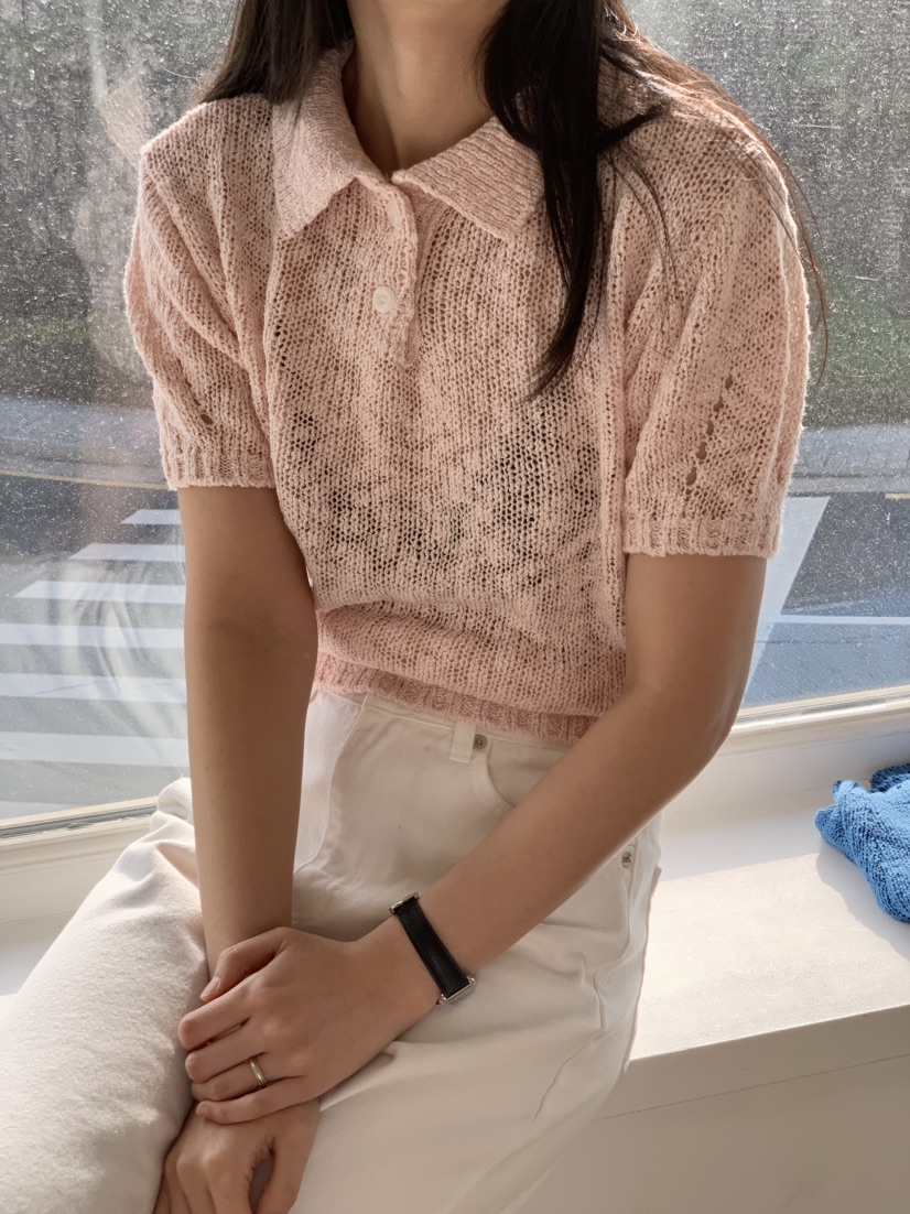 NOUVEAU韓國直郵東大門代購女裝新款休閑推薦職業真品針織衫NOUVEAU針織衫