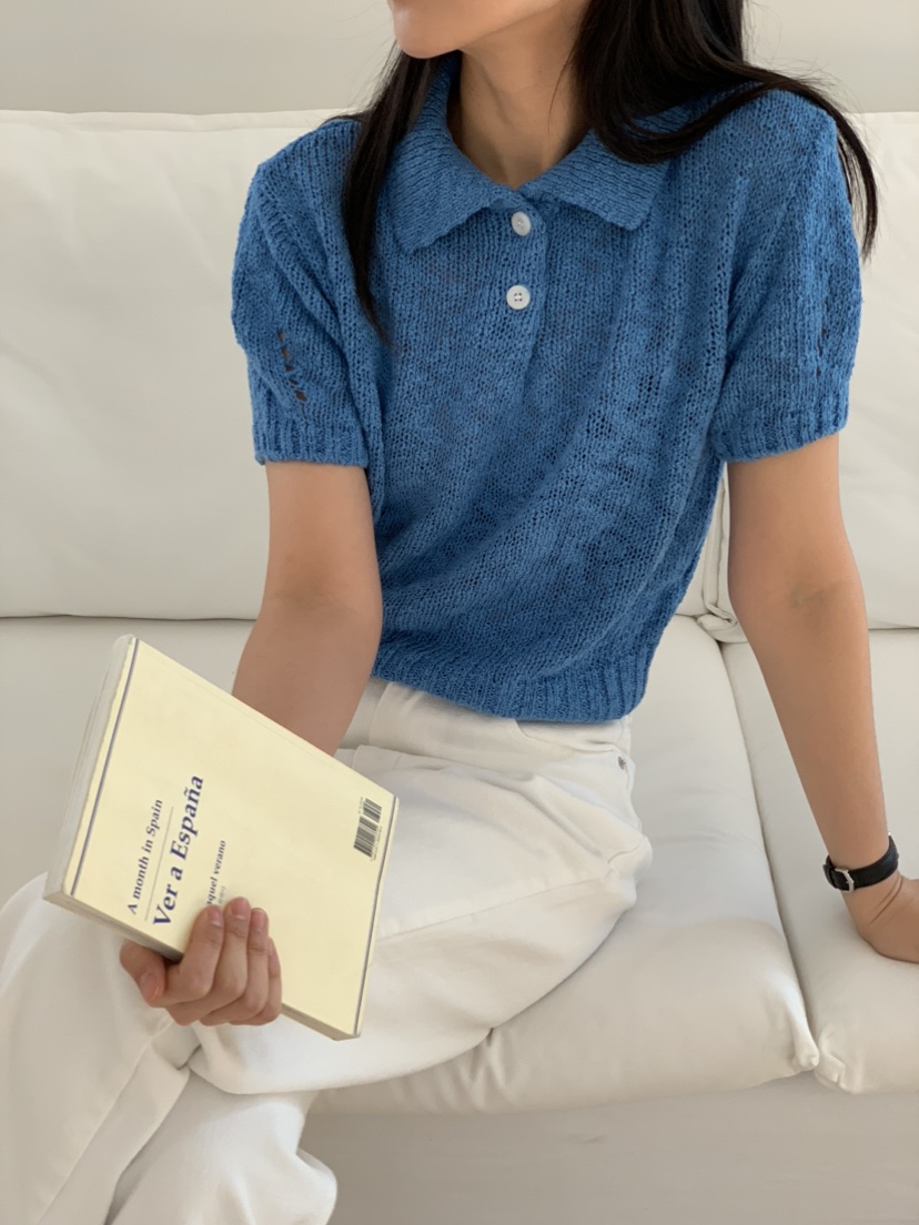 NOUVEAU韓國直郵東大門代購女裝新款休閑推薦職業真品針織衫NOUVEAU針織衫